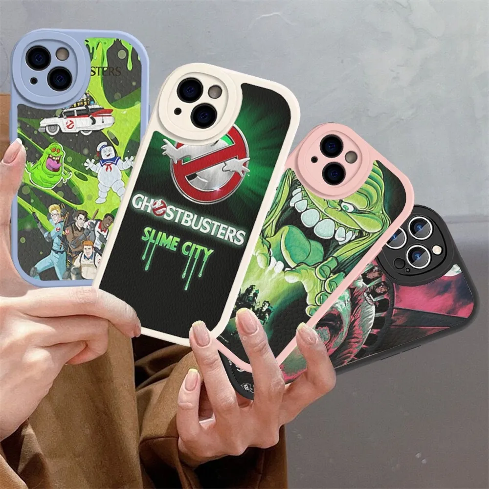 Movie E-Extreme G-Ghostbusters Phone Case Hard Leather For iPhone 16 15 14 13 12 Mini 11 14 Pro Max Xs X Xr 7 8 Plus Fundas