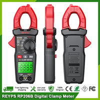REYPS Digital Clamp Meter RP206B 600A AC Current Pliers Ammeter Voltmeter NCV Capacitor Tester Ohm Meter Electrical Multimeter