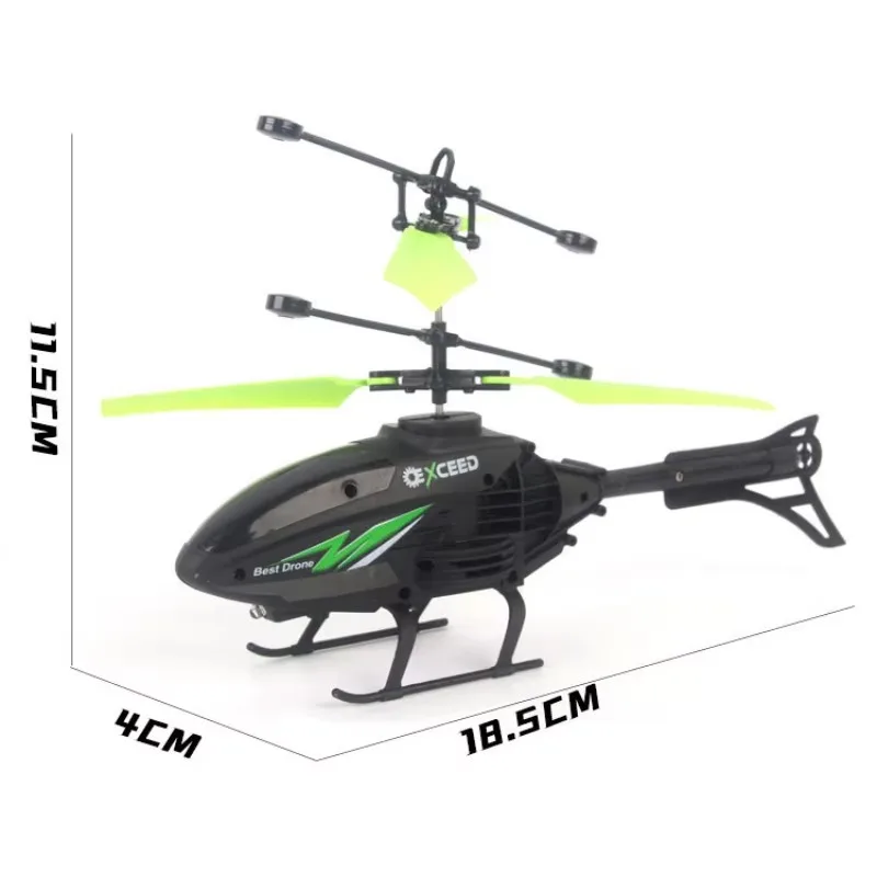 Infrared Induction 2.4G Radio Control Flying Toys Watch Control Hand Rc Helicopter Impact Resistant Helicopter with Lighting