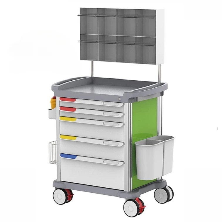 hospital furniture emergency anaesthesia crash trolley medical cart prices