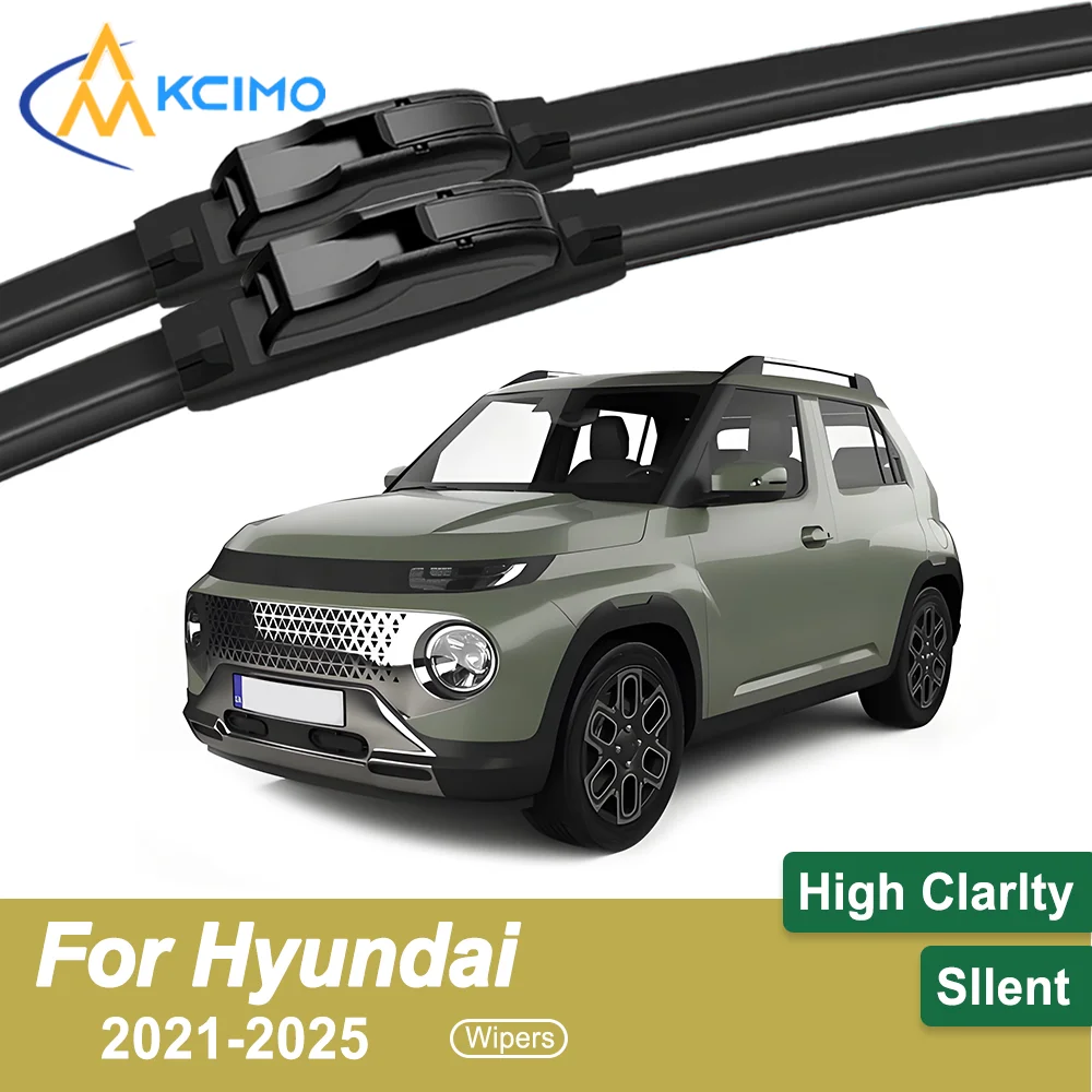 

Premium 2-Pack Windshield Wipers Compatible For Hyundai Casper AX1 2021-2025 All-Weather Durability for Safe Driving