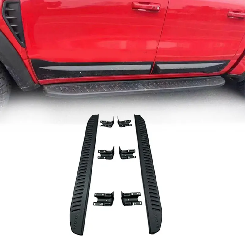

For Ford Car accessories running boards black stainless steel side steps For Dodge RAM 2022+