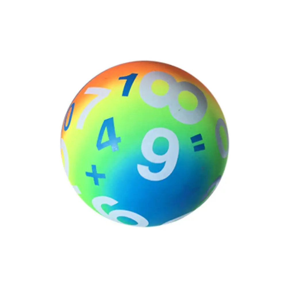 

5 Pcs Beach Balls Bright Gradient Rainbow Elastic Bounce Play Flaping Kickball Handball for Pool Child Party Outdoor Games Toys
