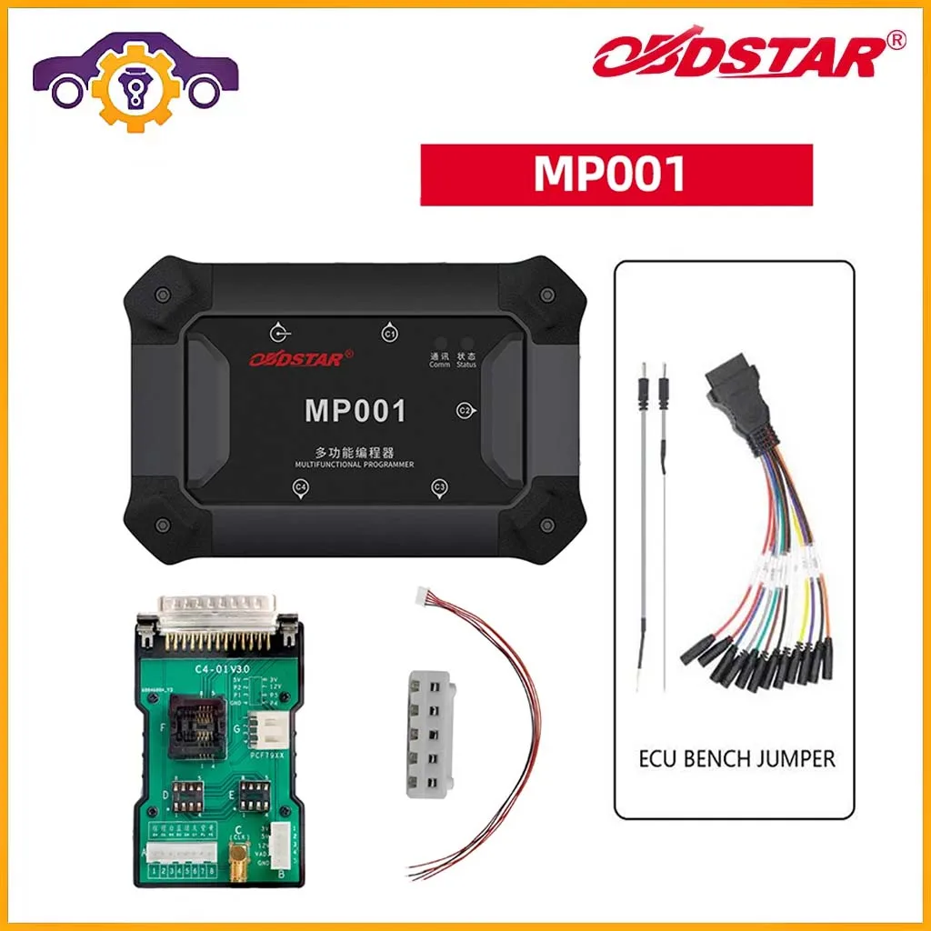 OBDSTAR MP001 Programmer for OBDSTAR P002 P003 DC706 X300 Classic G3 Supports EEPROM/MCU Read/Write Clone for Cars, EVs, Marine