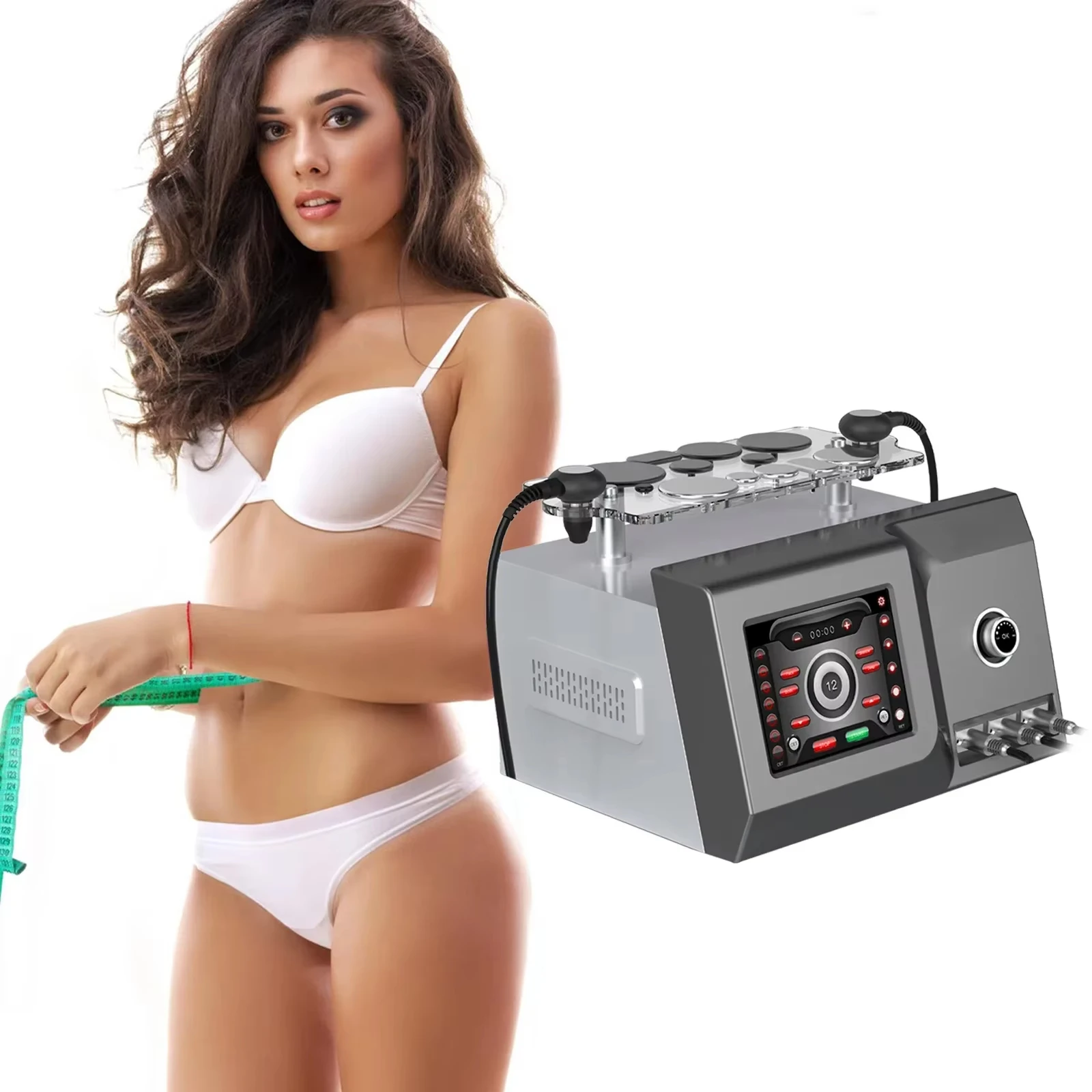 Elitzia-T8 448KHZ آلة العلاج Tecar RET CET Monopole RF Diatherapy لتخفيف آلام العضلات وجهاز تخفيض السيلوليت