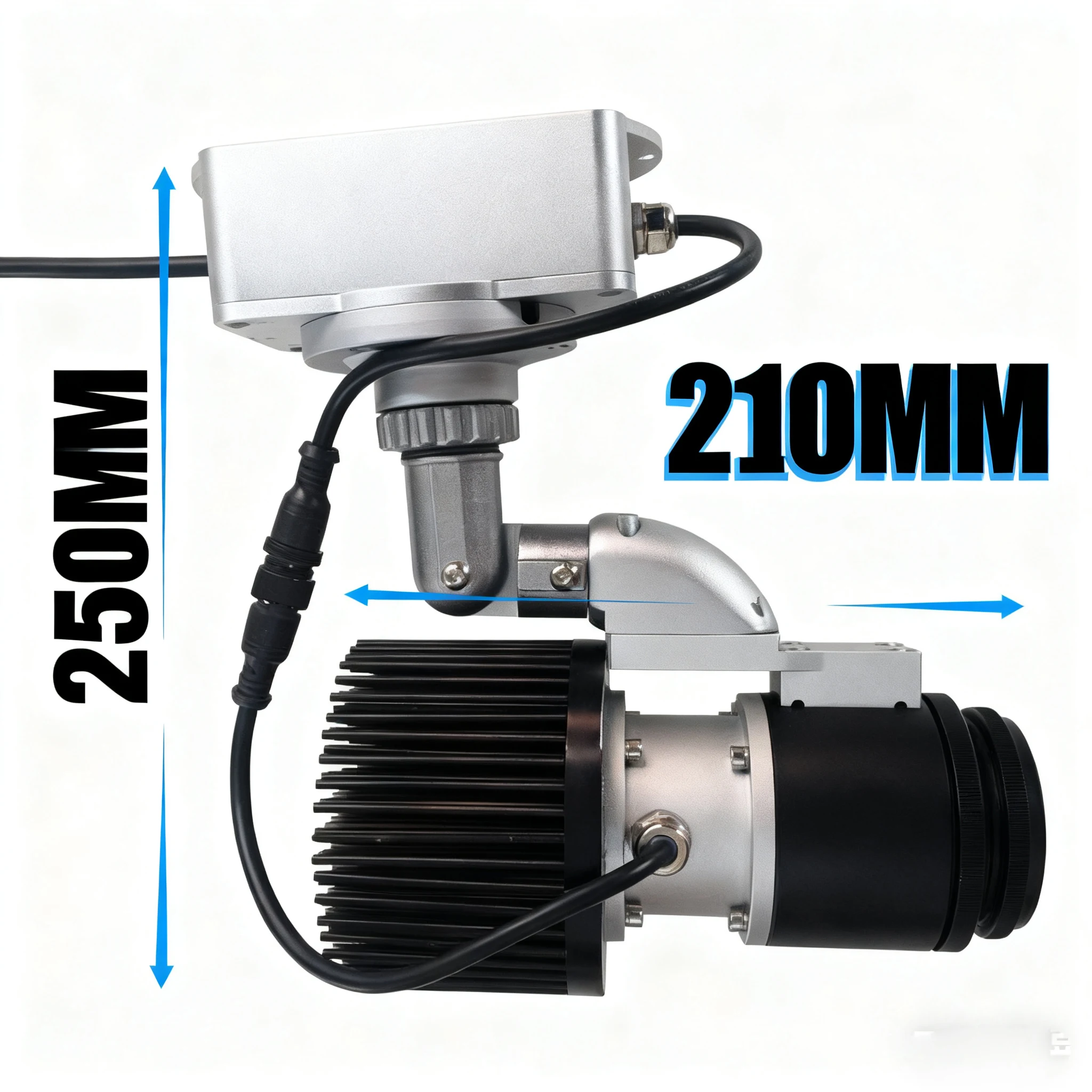 30W IP65 Waterproof Custom Gobo Projector - Outdoor LED Logo Light for Wedding Garden Party, Business Commercial Image Projector