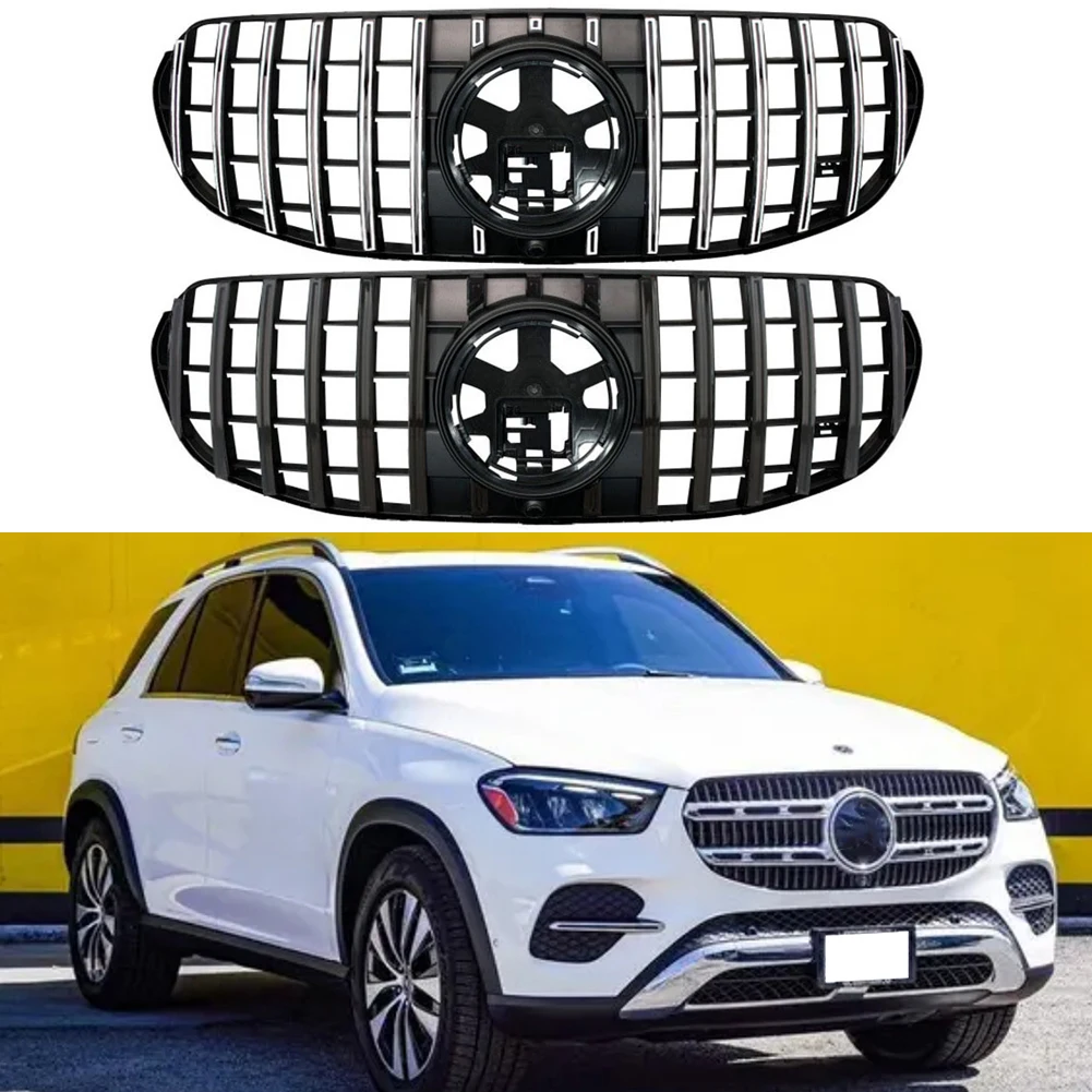 Front Racing Facelift Bumper Grille Upper Radiator Cover For Mercedes-Benz V167 GLE350 GLE450 2024+