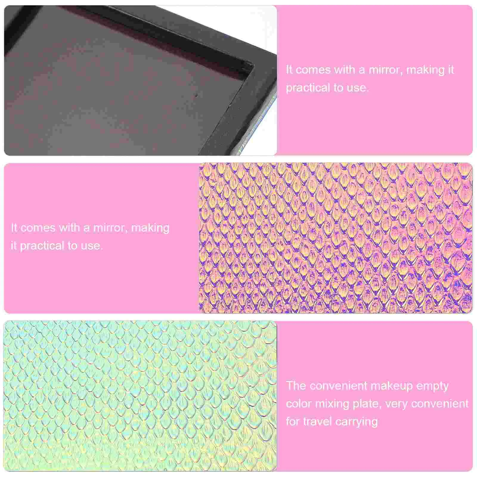 Eyeshadow Empty Magnet Case Smooth Surface Makeup Tray DIY Palette Cardboard Lipstick Portable