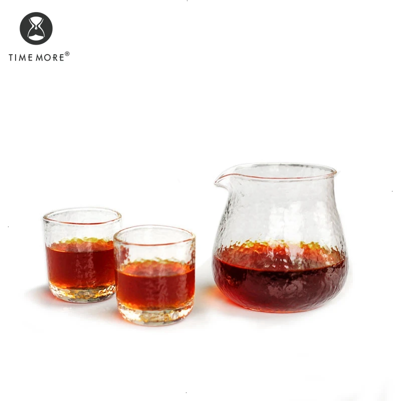 

TIMEMORE Store Coffee pot set 400ml Japanese style Glass tea cup Creative gift for Kitchen Home Trave Office