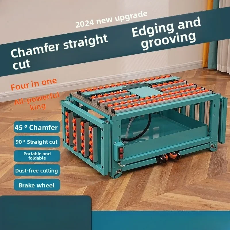Multifunctional tile chamfering machine, straight cutting dual-purpose automatic desktop cutter