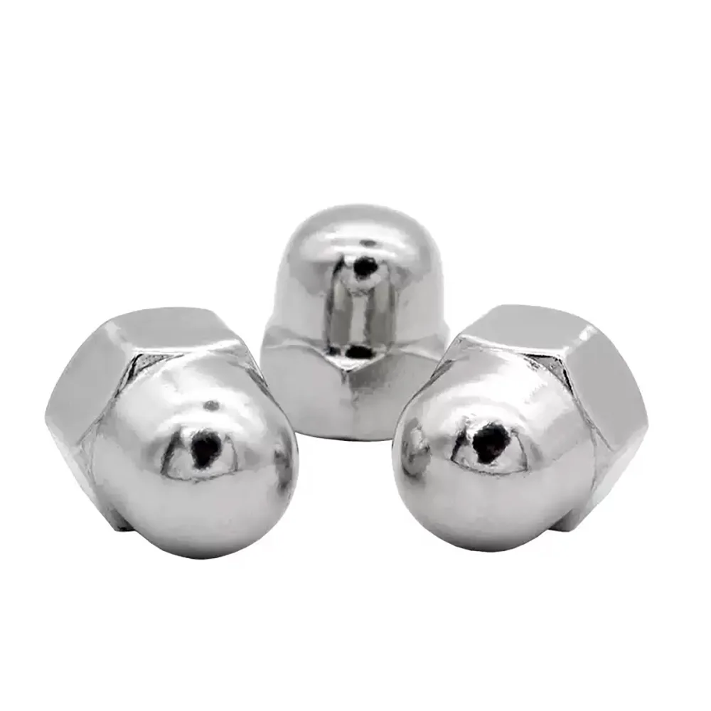 Dadi ciechi M3 M4 M5 M6 M8 M10 M12 Dadi ciechi in acciaio inossidabile 304 Dado esagonale DIN1587 Dado cieco decorativo ﻿