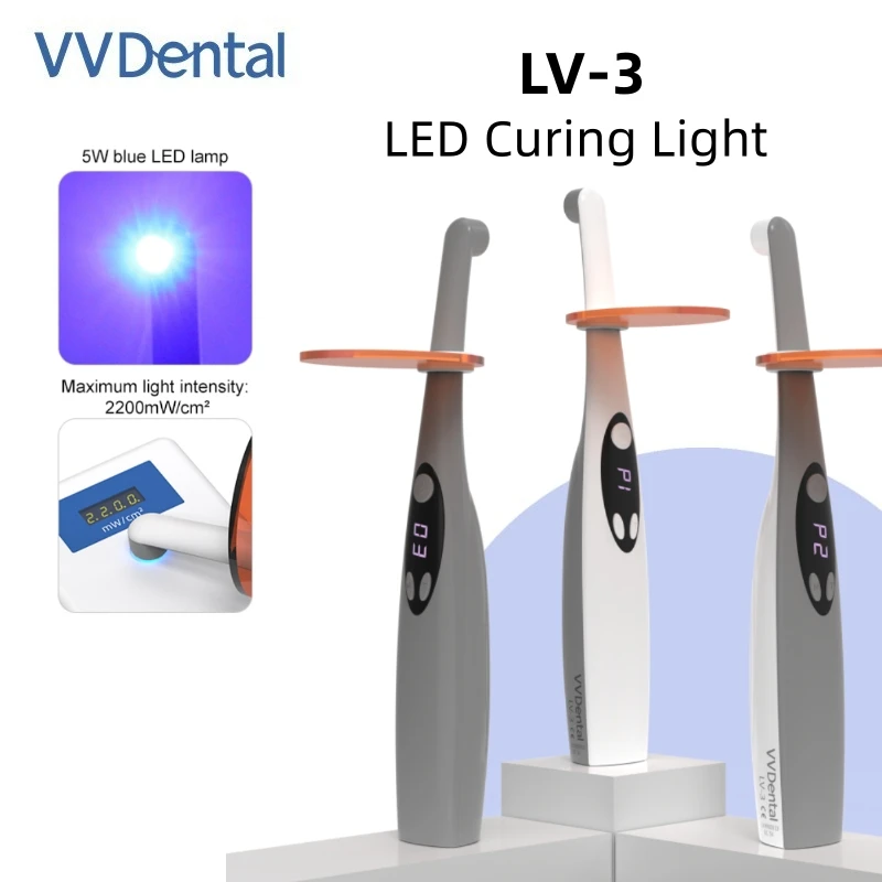 vvdental-高出力コンポジットレジンランプ-2200mw-cm²-led硬化ライト-根管治療用-歯のホワイトニング用-デンタルツール