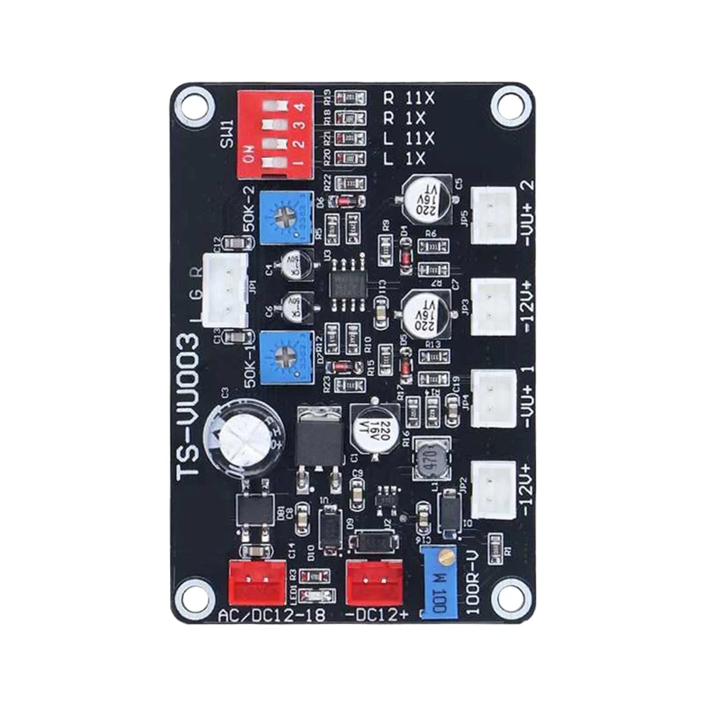 Imagem -02 - vu Medidor Driver Board Backlight Driver Module High-frequency Low-pass db Amplificador Chassis ts Vu003