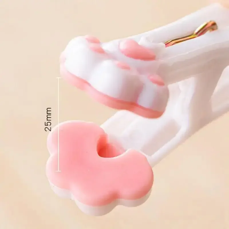 Elastic Cat Claws Non-Slip Clothespin Soft Rubber Elastic Cat Claw Food Seal Clip Windproof Mini Cat Claws Underwear Clip