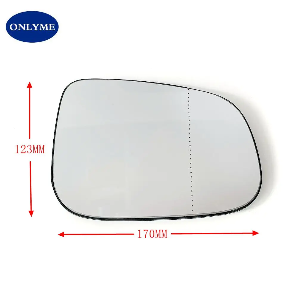 Rétroviseur grand angle pour voiture, verre métropolitain pour VOLVO C30, S40, S60, S80, V40, V50, V70, C70, 2009, 2010, 2011, 2012, 2013, 2014, 2015, 2016, 2017