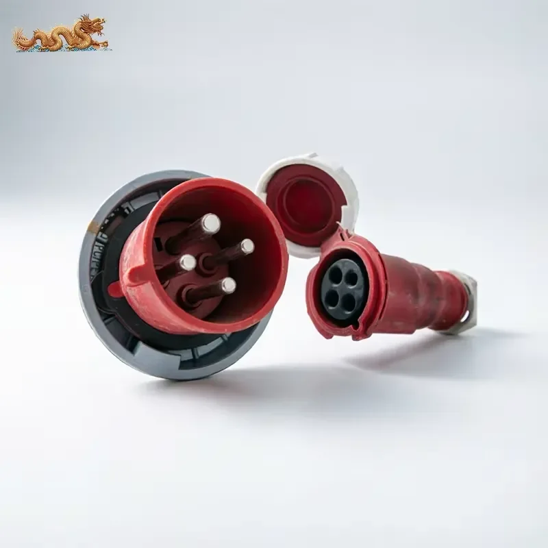 Reefer Container and Accessories IP67 Waterproof 32A 440V Marine Power Plug Socket for Refrigerated Container