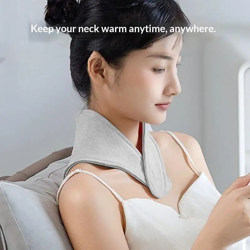 Warm Neck Warmer Solid Color Soft Neck Protector With Pocket Small Scarf Women Air-conditioning Room Cold Neck Cover