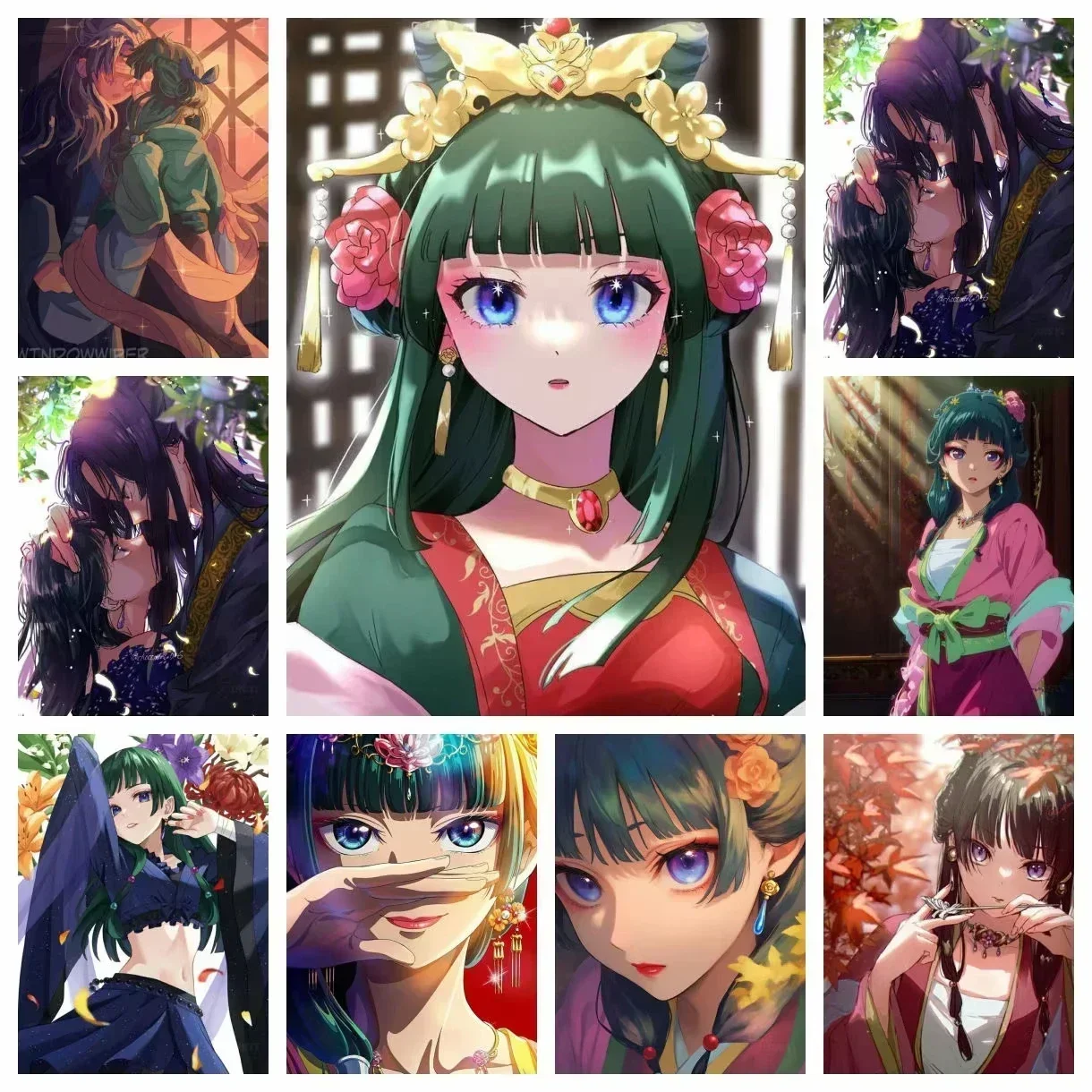 Acrylic Paint By Numbers Apothecary Diaries Anime Oil Painting Package Art Picture For Bedroom Wall Adults Hand Painted Gift