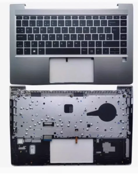 

Новый верхний чехол для ноутбука с подсветкой в Великобритании, подставка для рук с клавиатурой для Probook 440 G8 445R G8 G9 G10 ZHAN66