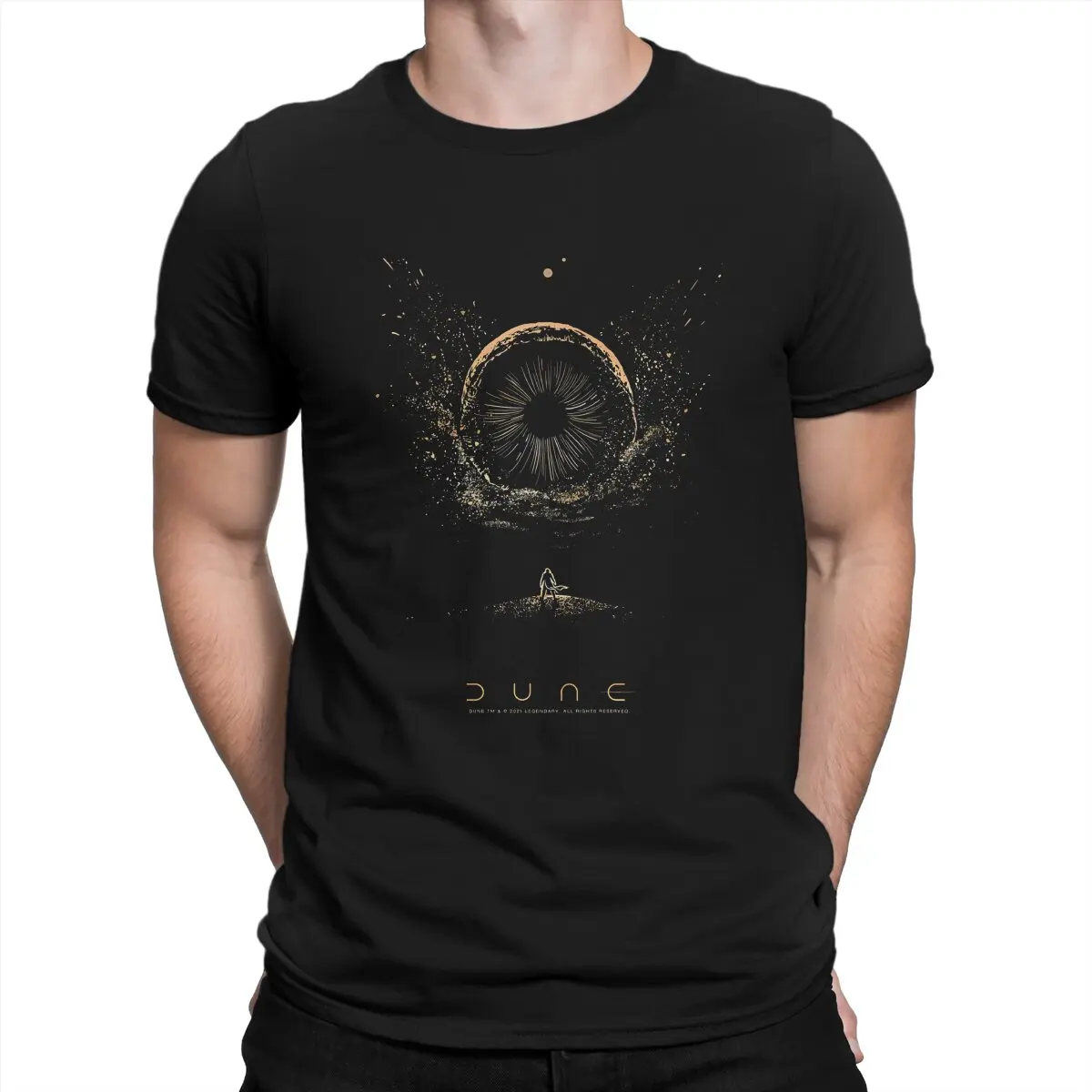 

Shai-Hulud The Sandworm Men T Shirts Dune Novelty Tees Short Sleeve Crewneck T-Shirt Cotton Party Clothing