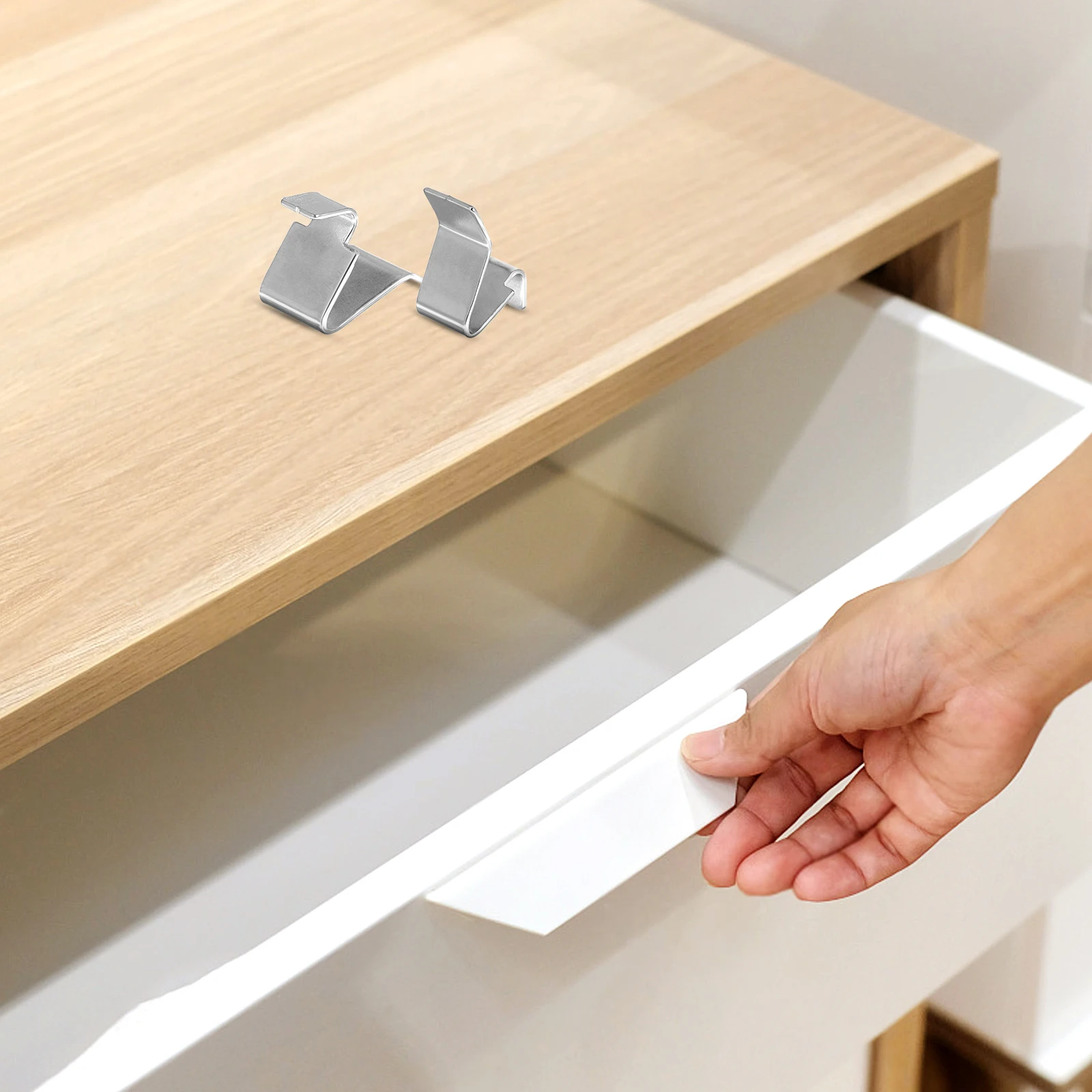 10pcs Heavy Duty Shelf Clips for File Cabinet Accessories Metal Bracket Support Strong Durable Kitchen Office