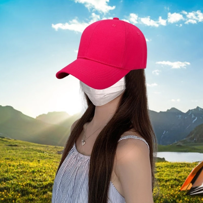 

Adult Baseball Hat Elegant Women Sun Hat Breathable Peaked Hat Fashion Long Brims Baseball Hat Outdoor Sport Camping Hat