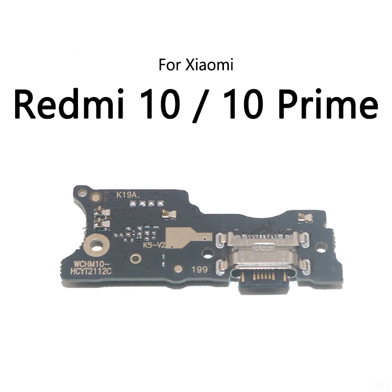 

10PCS/Lot For Xiaomi Redmi 10 Prime 10C USB Charging Dock Port Socket Jack Plug Connector Charge Board Flex Cable