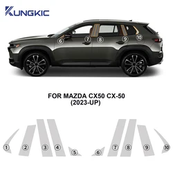 For Mazda CX50 CX-50 2023-UP Headlight Rearview B C Pillars Pre-cut Paint Protection Film Clear TPU PPF Anti Scratch Sticker