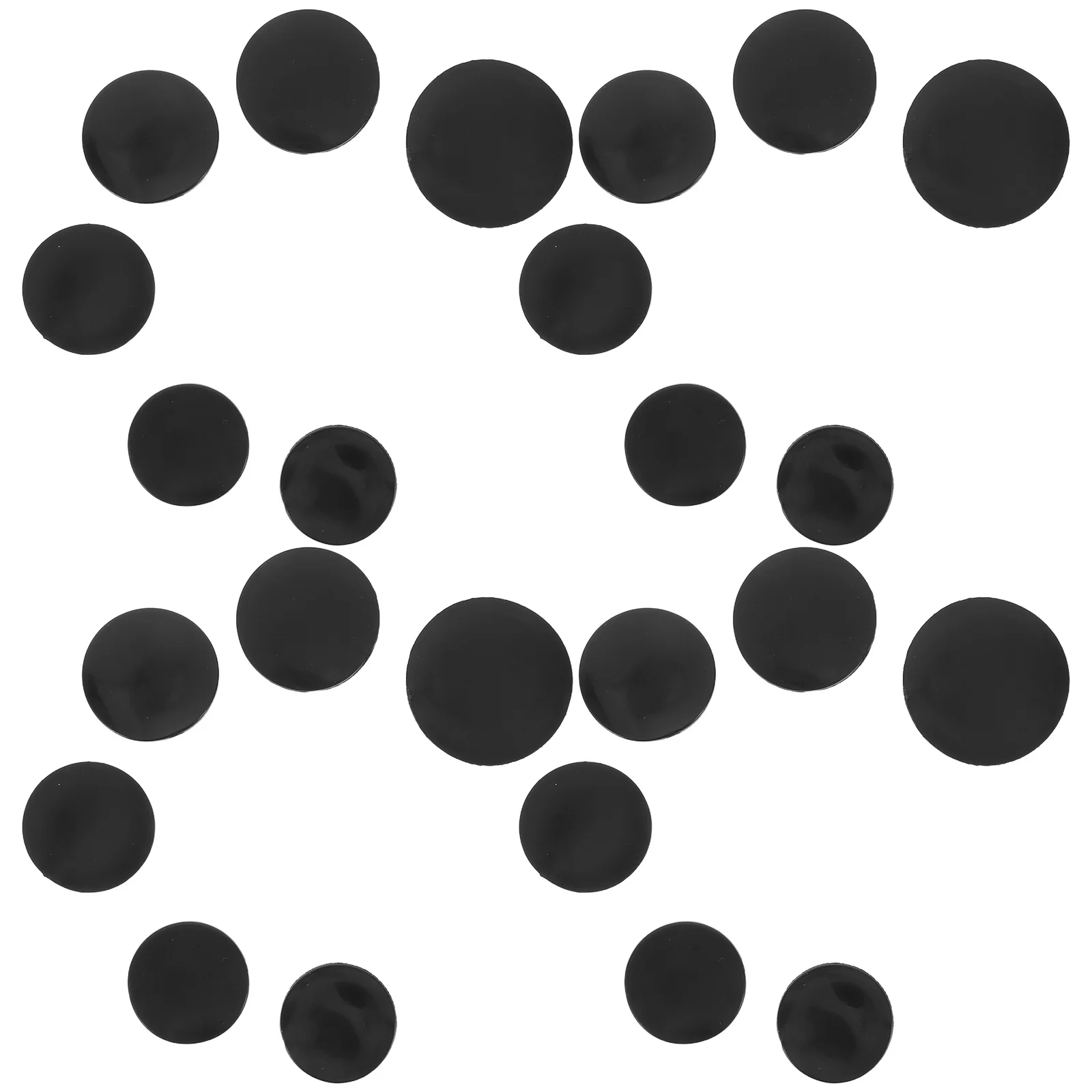 จุกยางนิ่มสำหรับกระปุกออมสิน 24 ชิ้น แบบสองชั้น ทรงกลม ใช้แทนจุกปิดรูกระปุกใส่เหรียญ