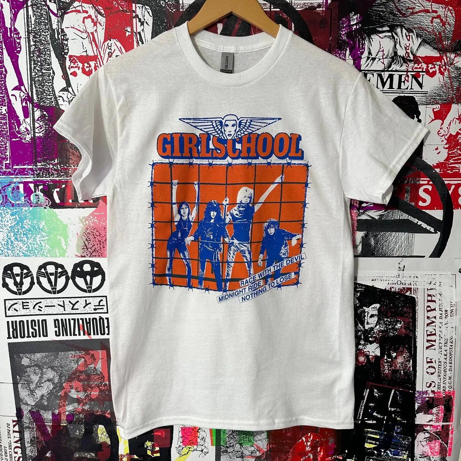 Girlschool Shirt S-2X Unisex (Screen Printed)