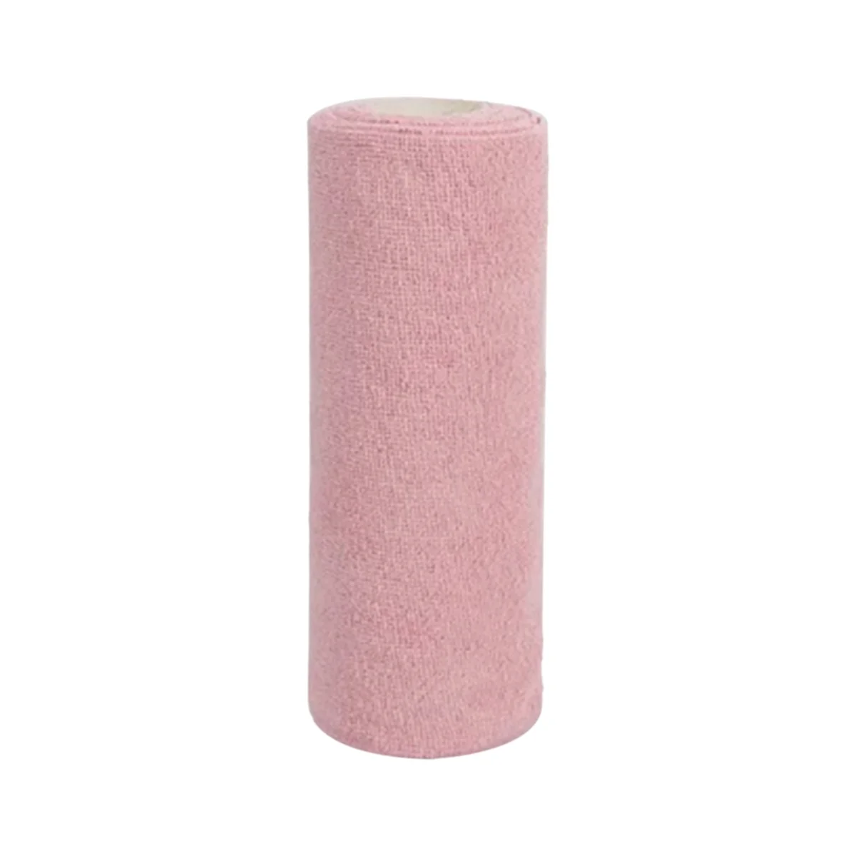 

Reusable Cleaning Wipe Household Microfiber Towel Rolls Dish Rags Wash Paper Towel Replacement Pink