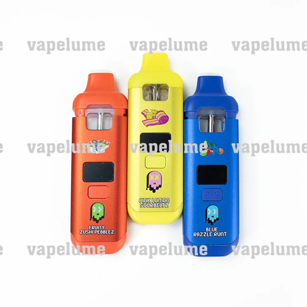 Packman رذاذ Vape Elecitric للاستعمال مرة واحدة 2 مل مع شاشة بخار فارغ E-cigs مايلر حقيبة تخزين الورق التعبئة والتغليف شعار مخصص #4