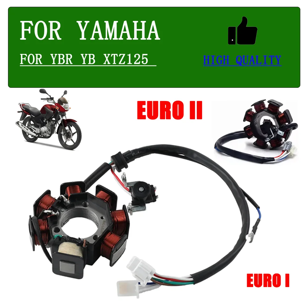 Accesorios para motocicleta, bobina de estator, bobinas de encendido de Motor magnético para Yamaha YBR125 YB125 YBR 125 YB 125 XTZ125 XTZ XT125R XT125X