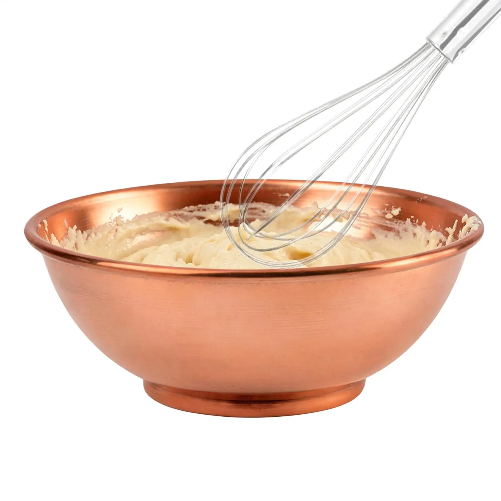 Copper Bowl Large Storage Containers Mixing Copper Dishes For Salad Home Serving Baking Kitchen Cooking Food Chef Fruit
