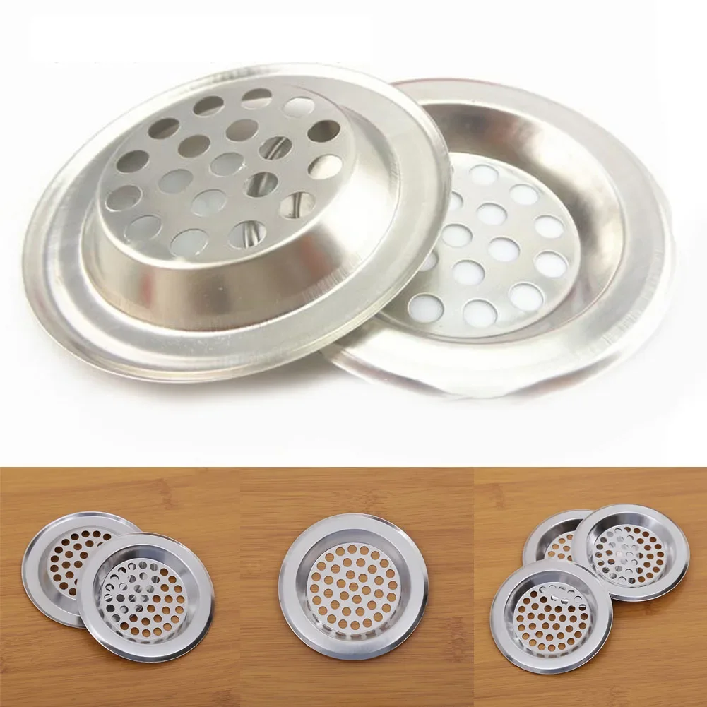 

60/75mm Kitchen Metal Sink Strainer Floor Drain Bathtub Hair Catcher Stopper Stainless Steel Shower Drain Hole Filter Trap