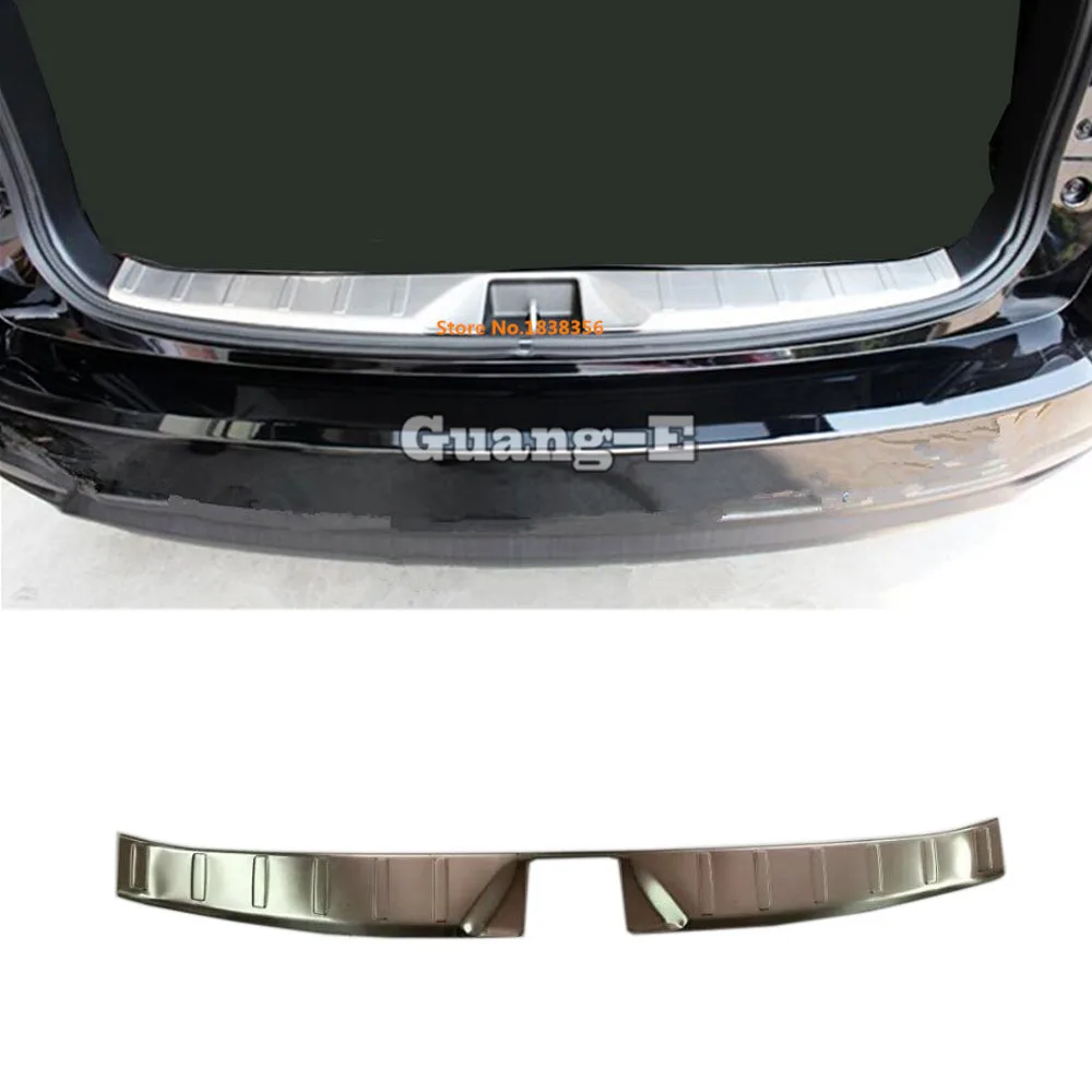For Subaru Forester 2013 2014 2015 2016 2017 2018 Car Cover Stainless Steel Inner Built Rear Bumper Threshold Trim Plate Pedal