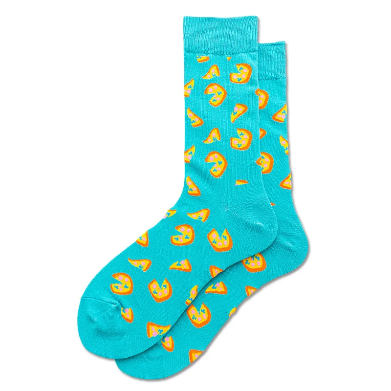 

New Funny Unisex Socks Pizza Hat Balloon Colorful Men's Socks Cotton Socks