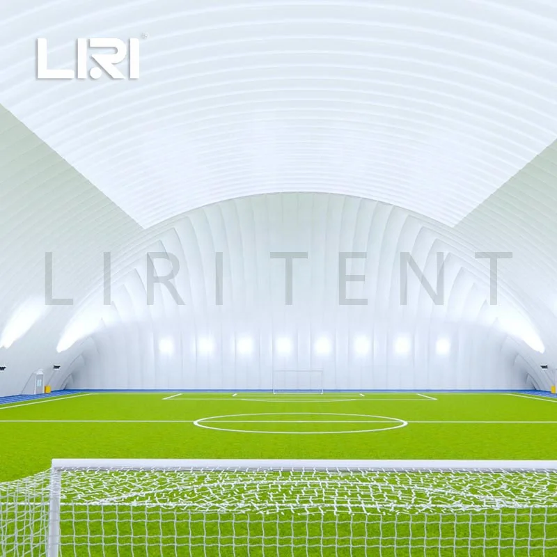 

Large inflatable Pvdf membrane structure football air dome tent for sale