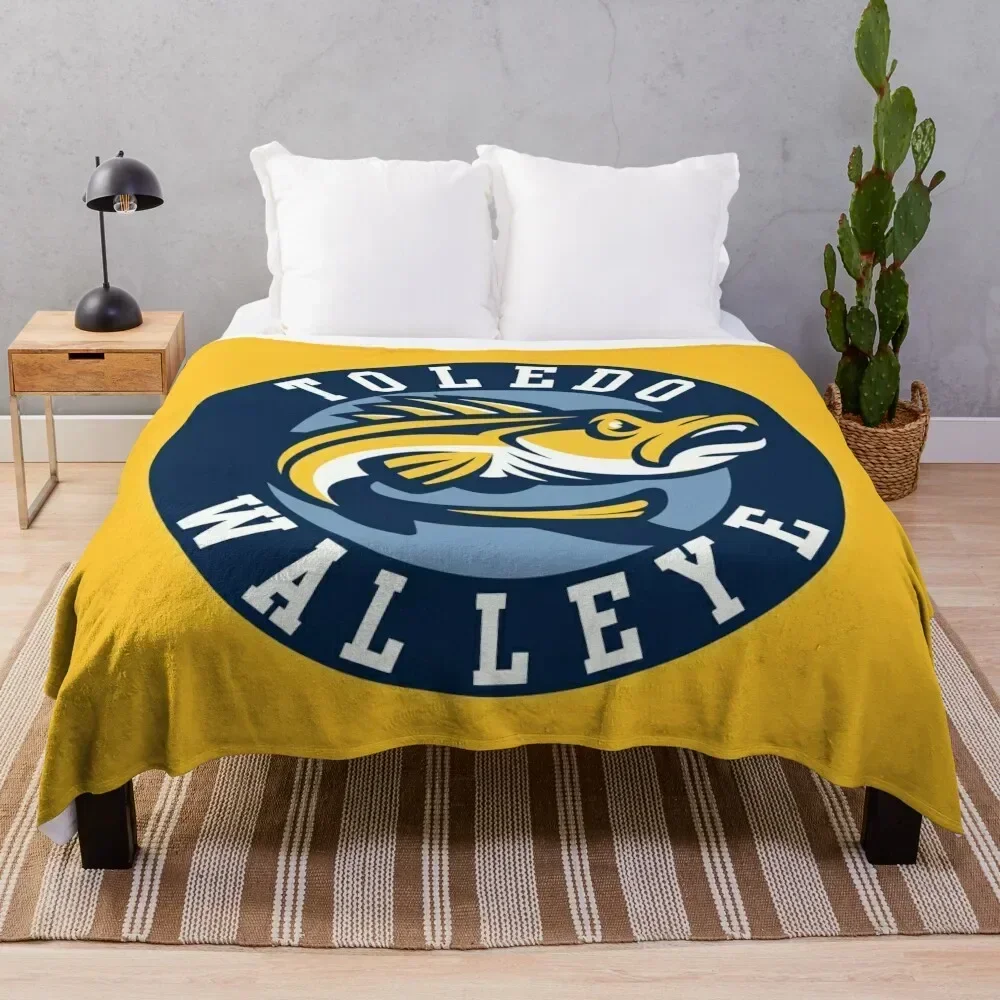 TOLEDO WALLEYE Throw Blanket Blankets Sofas Of Decoration Blankets For Sofas Luxury Throw Blankets