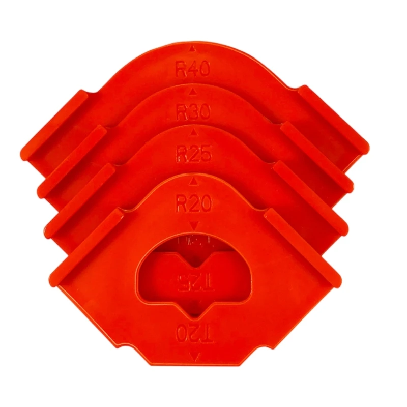 4Pcs Router Templates Set Positioner for Unseamed Corner and Edges Design