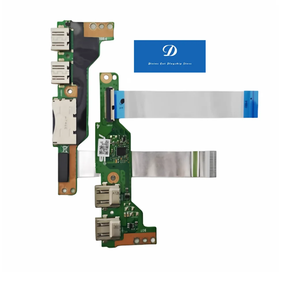 FOR ASUS VivoBook S5100U F510U X510UQ Card Reader USB Board W Cable