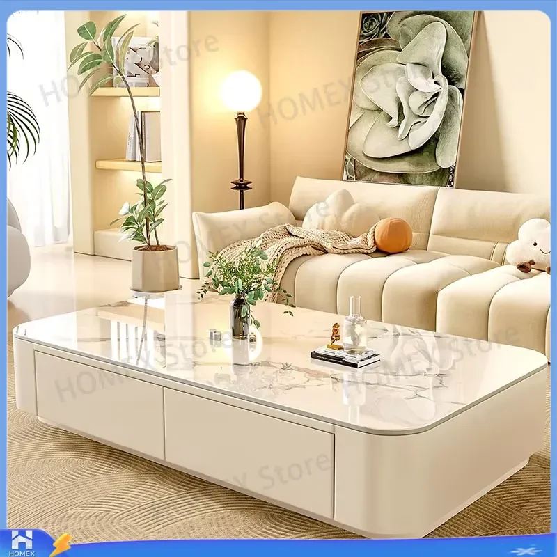 Modern Luxury Clear Acrylic Coffee Table Simple Designer Side Table for Living Room Bedroom Home Furniture Decor Writing Desk