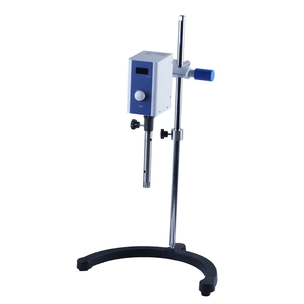 Laboratory High Speed Shear Homogenizer Digital Emulsifier Mixer 300W 11000rpm for Cosmetic Cream Dispersion