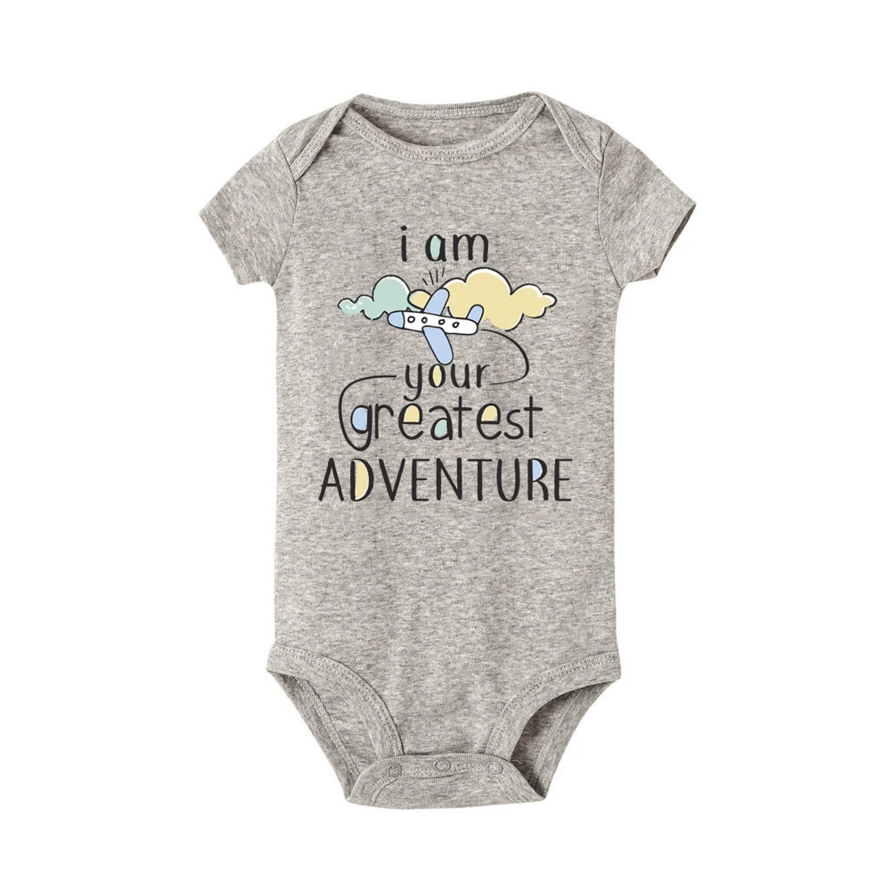 I Am Your Greatest Adventure – Pelele estampado bebé, mono manga corta - imagen 3