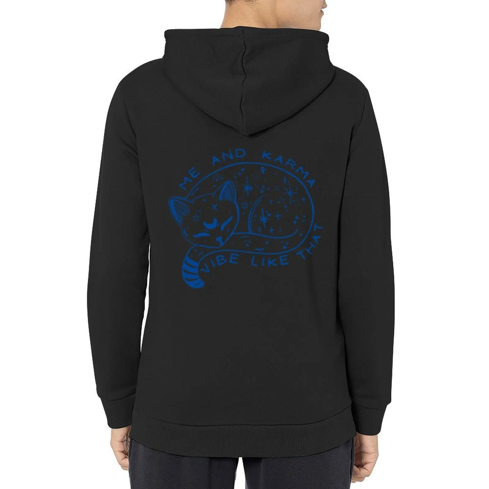 Me And Karma Vibe Like That Hoodie japanese style autumn jacket men korean clothes aesthetic clothing men's hoodie sweatshirt