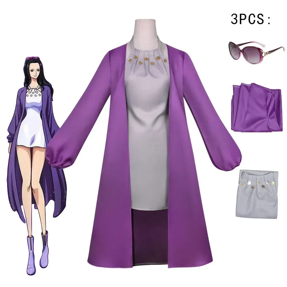 Cosplay Nico Robin Anime paños disfraz de mujer