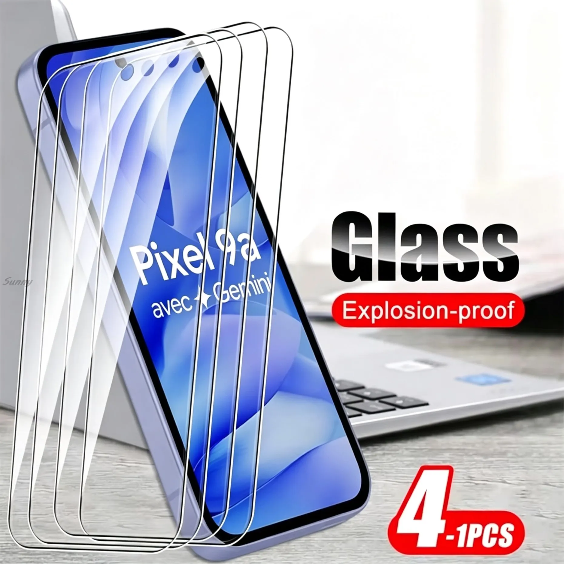 1-4Pcs HD Tempered Glass Protective Film Screen Protectors For Google Pixel 10 Pro 9 11 Pro XL 9A Fingerprint Unlock Glass Film