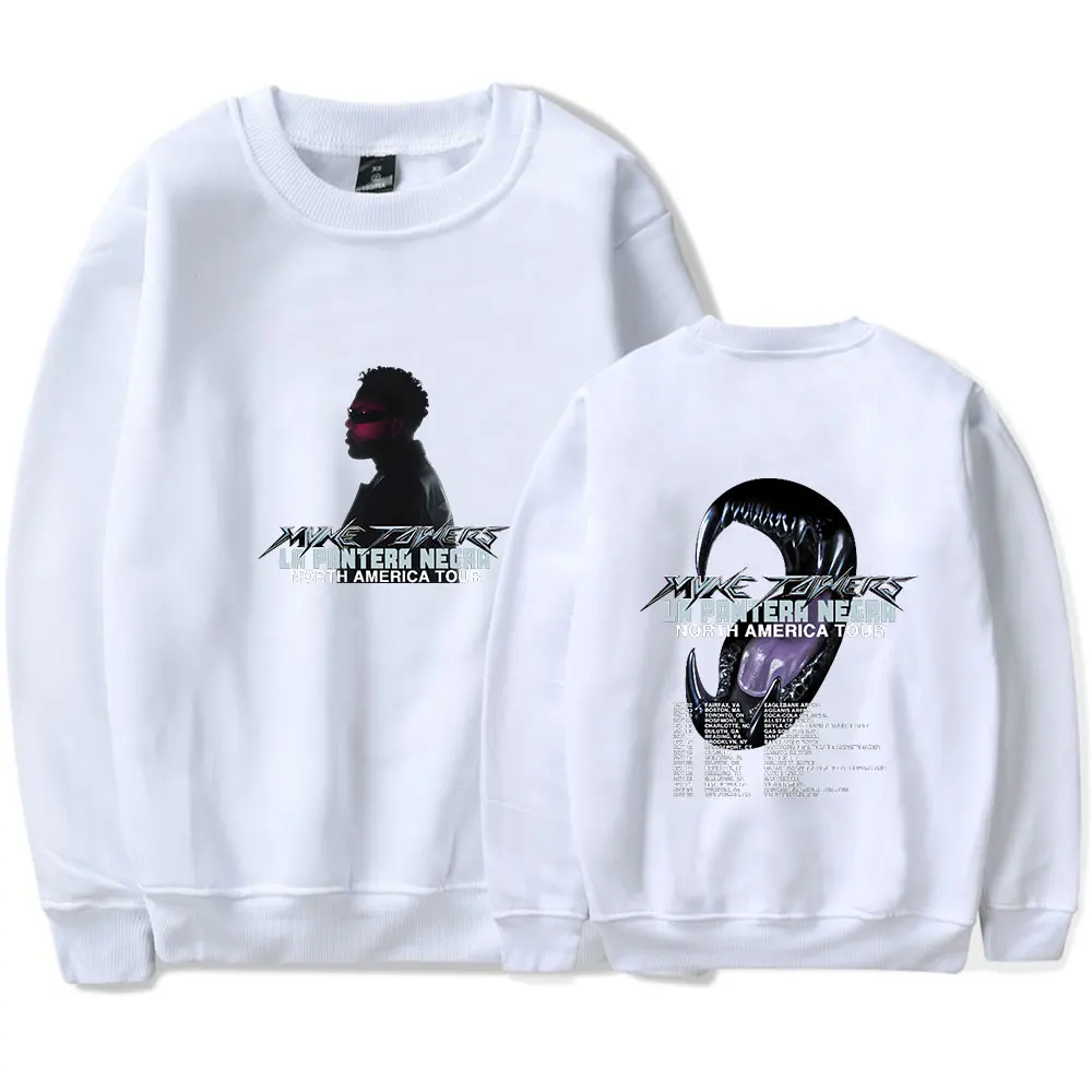 Myke Towers 2024 Tour Merch Sweatshirt Man/Woman Streetwear Fashion HipHop Hoodie Streetwear Long-Sleeved Pullover