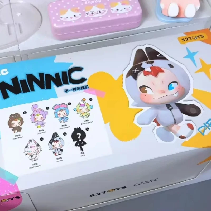 

52toys New Genuine Ninnic Different Us Series Pendant Blind Box Trendy Kawaii Bag Charm Home Ornament Collection Birthday Gift