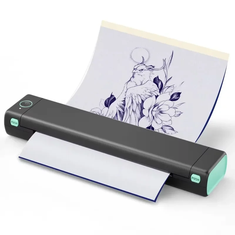 100 arkuszy papieru do transferu tatuażu papier w formacie A4 szablon termiczny kopiarka węglowa do drukarki M08f